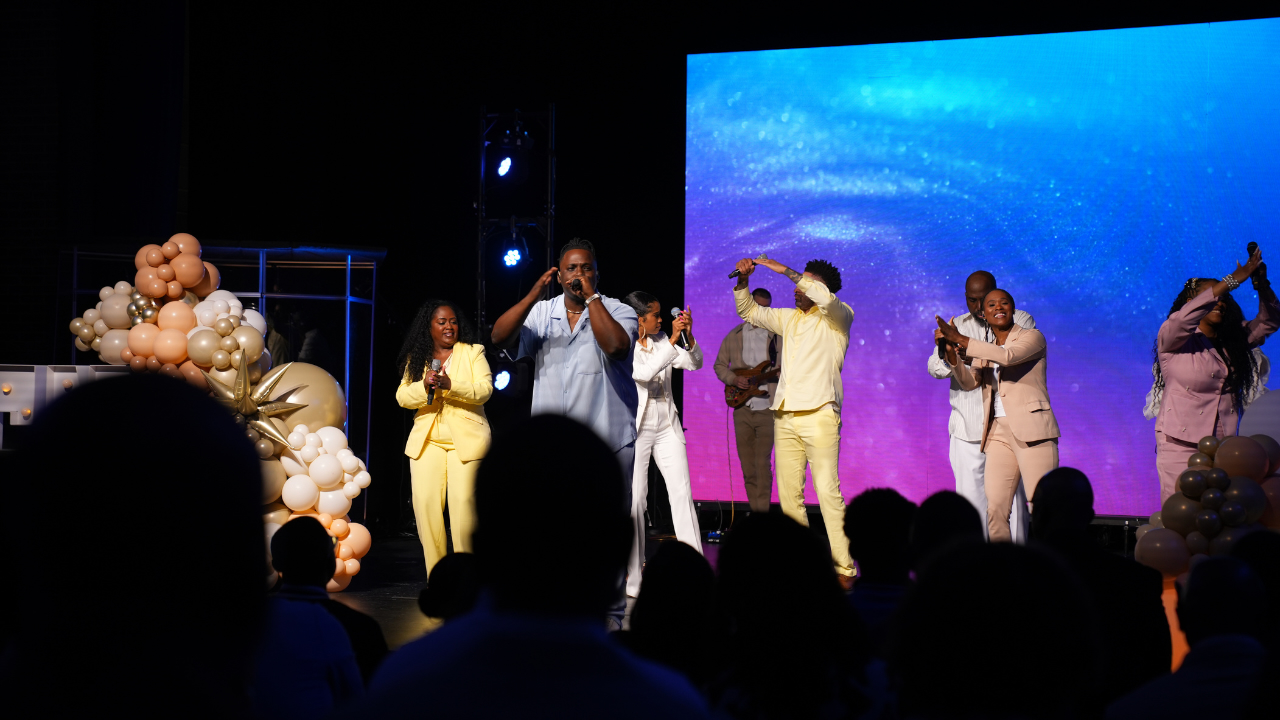 Eagles Nest Church gathered in the Centennial High School auditorium