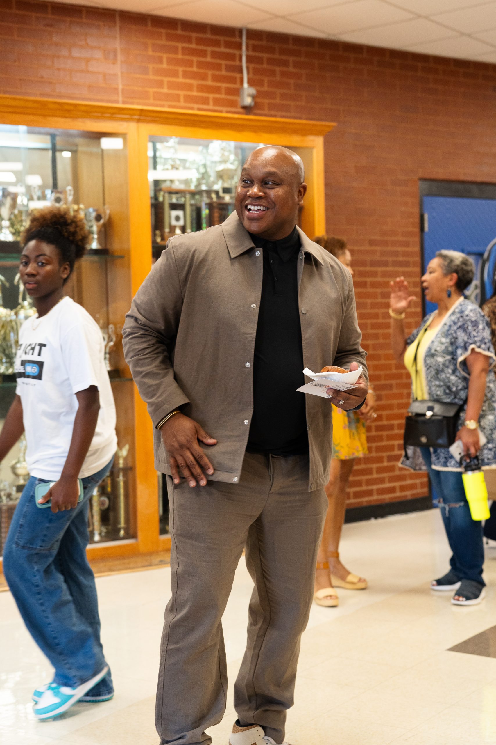 A candid smile at Eagles Nest Church